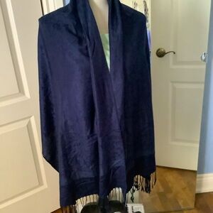 Navy Pashmina